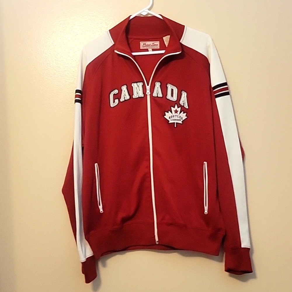 Paint Zero‎ Full Zip Jacket Mens Large Canada Embroidered Logo Long Sleeve